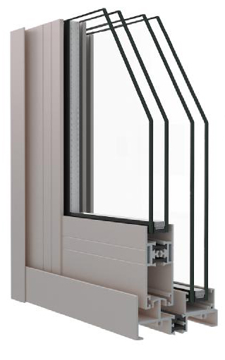 WDGT88 Single Track Thermal Break Sliding Door