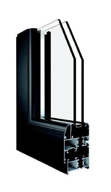 WY-B55GR Gasket Thermal Break Inward Open Casement Window