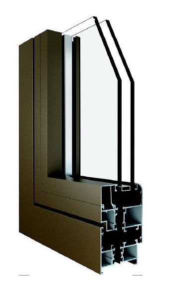 WY-55GR Gasket Thermal Break Outward Open Casement Window