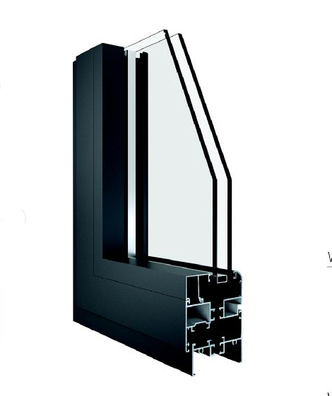 WY-GRJ65A Glue Injection Thermal Break Inward Open Casement Window