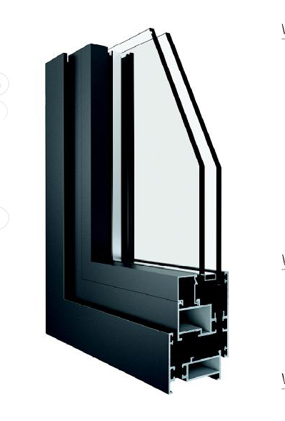 GRJ50F Glue Injection Thermal Break Casement Window